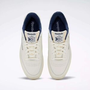 Reebok Club C 85 Vintage Shoes - Chalk/Alabaster/Vector Navy, size M 5 / W 6.5